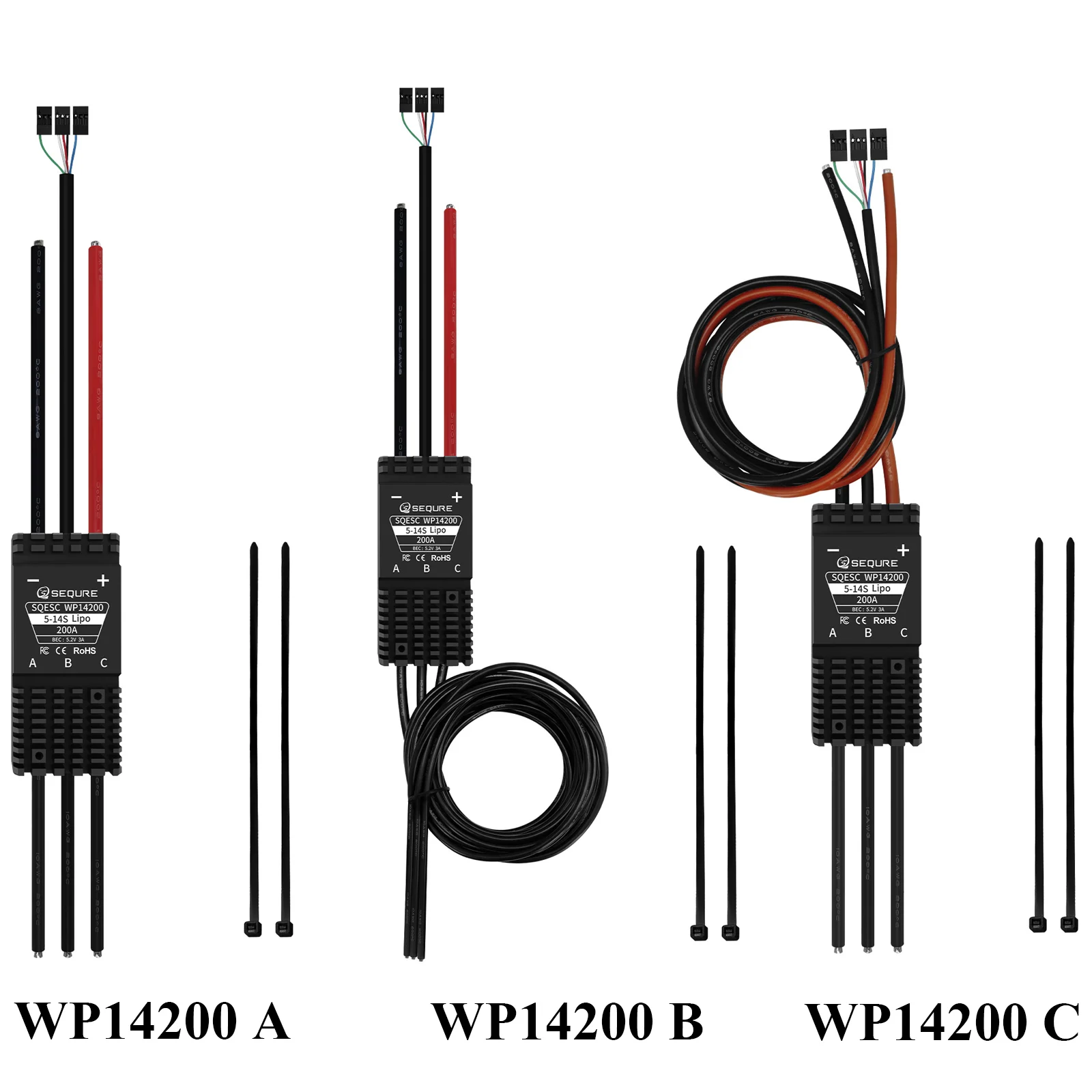 TopESSEQURE WP14200 وحدة تحكم  - مراجعة Efoil Esc 200A Waterproof وسعره