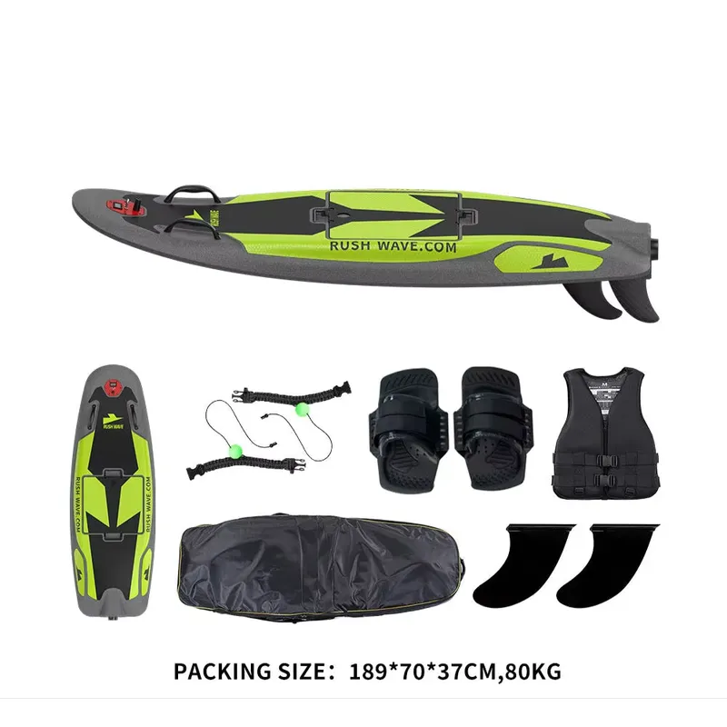 لوح ركوب الأمواج الكهربائي راش - مراجعة Electric Surfboard Jetboard وسعره