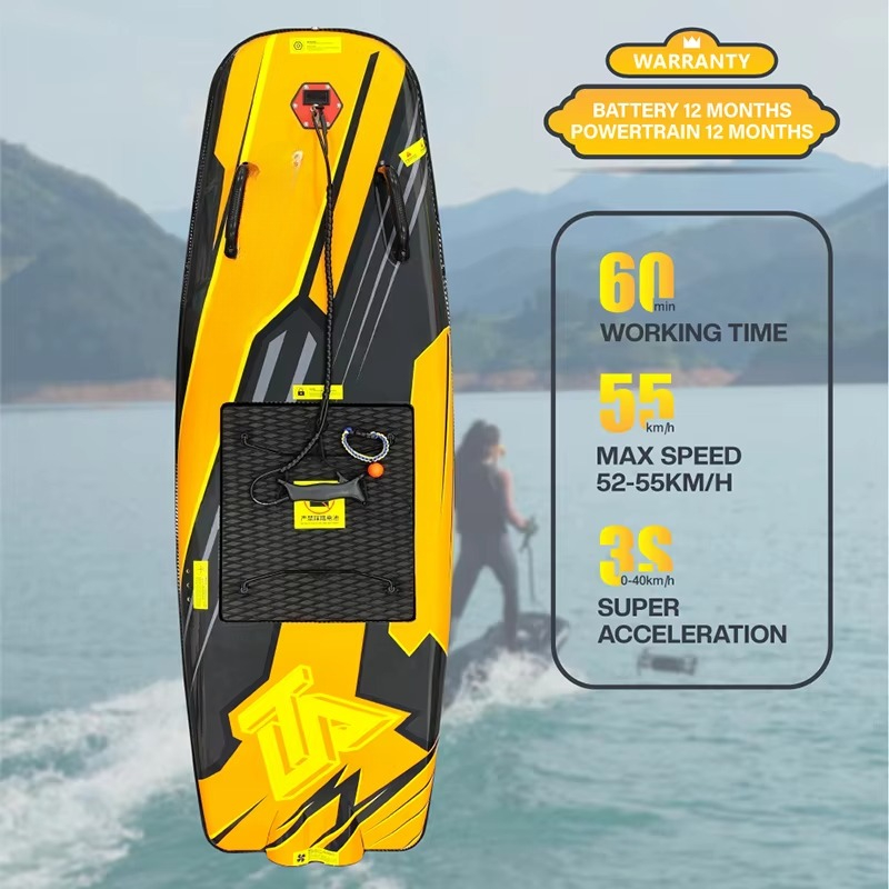 لوح تزلج كهربائي مخصص من TOURU - مراجعة Electric Surfboard Jetboard وسعره