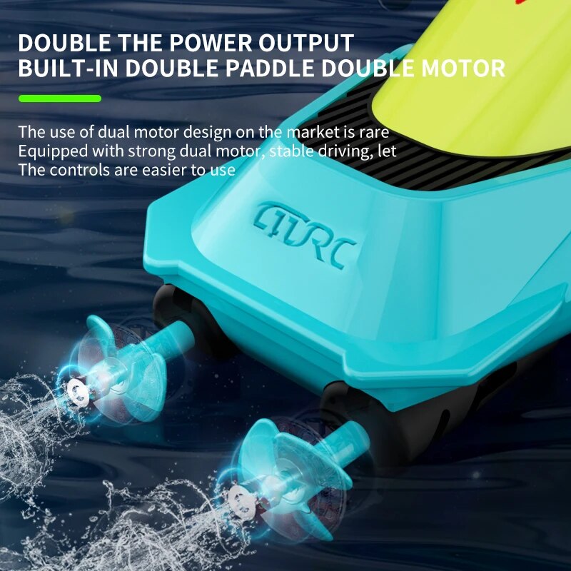 2.4G قارب RC صغير 10 km/ساعة ق - مراجعة Electric Jet Board Motor وسعره