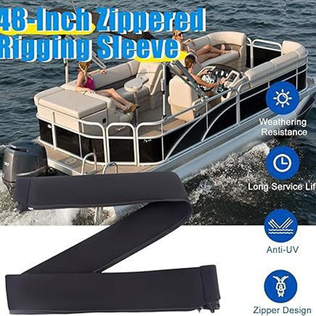 غطاء أسلاك أسود بسحاب بطول 48  - مراجعة Electric Jet Board Motor وسعره